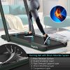 Goplus 2 in 1 Folding Treadmill with Dual Display