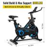 🚴‍♂️ Ultra-Quiet Indoor Cycling Bike – Easy Assembly, Smooth Ride & Adjustable Comfort! 🚴‍♀️