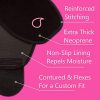 Sweet Sweat Waist Trimmer for Men &Women Black/Pink (Large)