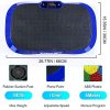 FITQUIET Vibration Plate Exercise Machine with Loop Resistance Bands