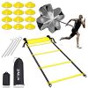 OFYDNR Speed Agility Training Set - 12 Rung 20Ft Agility Ladder