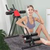 GYMAX Ab Machine, Abdominal Workout Equipment with LCD Monitor