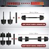 MOVTOTOP Dumbbells Set, 2 in 1 Barbell Weight Set