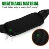 USHAKE Running Belt with Extender Belt, Bounce Free Pouch Bag