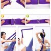 YXILEE Pilates Ring Set Yoga Fitness Circle Fabric Resistance Exercise Band Set