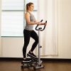 Sunny Health & Fitness Twist Stepper Step Machine with Handle Bar
