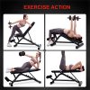 ECHANFIT Weight Bench Adjustable Strength Training Bench