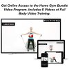 Home Gym Bundle Exercise Ball with Attachable 15lb Resistance Bands