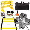 Speed Agility Training Equipment Set - Includes 4 Adjustable Hurdles