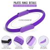 TOPTEAM Pilates Ring Fitness Circle, Yoga Magic Circle Resistance Exercise