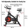 VIGBODY Exercise Bike Indoor Cycling Bike Adjustable