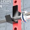 Synergee Power Rack with Pull Up Bar, Safety Straps and J-Cups.