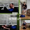 JAWINN Half Ball Balance Trainer - with Resistance Bands