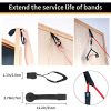 Resistance Bands 150LBS – Exercise Bands with Handles, Door Anchor & Ankle Straps for Muscle Training & Physical Therapy