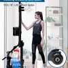Home Fitness Water Rowing Machine with LCD Monitor and Dual Rails
