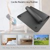 Yoga Practice: LFS Extra Wide and Extra Thick Non-Slip Yoga Mat - Your Perfect Companion for Yoga, Pilates, and Floor Exercises