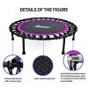 Gielmiy 40'' Silent Fitness Mini Trampoline - Indoor Rebounder for Adults