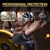 Workout Gloves with Wrist Support Men, Breathable Lightweight