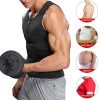 Amagogo Mens Neoprene Sauna Waist Cincher Slimmer Trainer