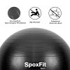 SpoxFit Exercise Ball Chair with Resistance Bands, Perfect for Office
