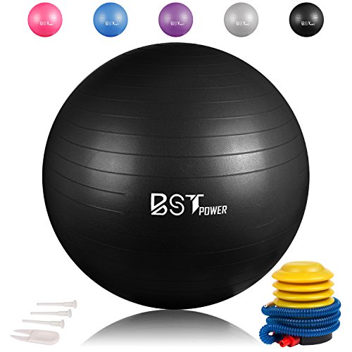 BST POWER Exercise Ball, 45-85cm Extra Thick Yoga Ball Chair