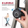 ADVENOR Exercise Bike Magnetic Folding Fitness Bike Cycle
