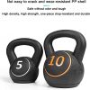 YSHCA Kettlebell Weights Cast Iron, Vinyl Coated Exercise Kettlebell