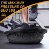 Half Balance Ball, Balance Trainer with Straps Resistant Band Anti Slip