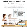 Outroad Rowing Machine for Home Gym Use, Water Wooden Rower