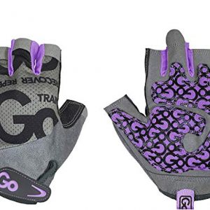 GoFit Women’s Go Grip Glove - Purple/Grey - Small