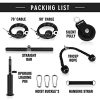 Mikolo Fitness LAT and Lift Pulley System, Dual Cable Machine