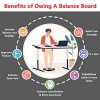 Non-Slip Bump Surface Exercise Board for Balance and Core Training