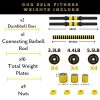 Sweet Serenity Adjustable Dumbbells for Strength Training Set