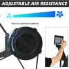 Murtisol Air Resistance Rowing Machine Air Rower 10 Level Adjustable