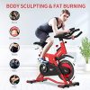 pooboo Exercise Bike Indoor, Belt Drive Cycling Bike Stationary