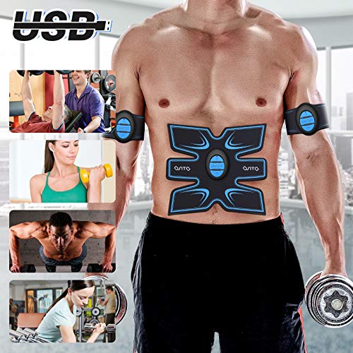 Muscle Toner Abdominal Trainer with 10 Extra Gel Pads