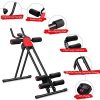 GYMAX Ab Machine, Abdominal Workout Equipment with LCD Monitor