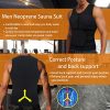 Wonderience Neoprene Sauna Suit for Men Waist Trainer Vest