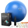 Stability Ball for Fitness, Yoga, Pilates, Pregnancy, Birthing or Office Desk Chair