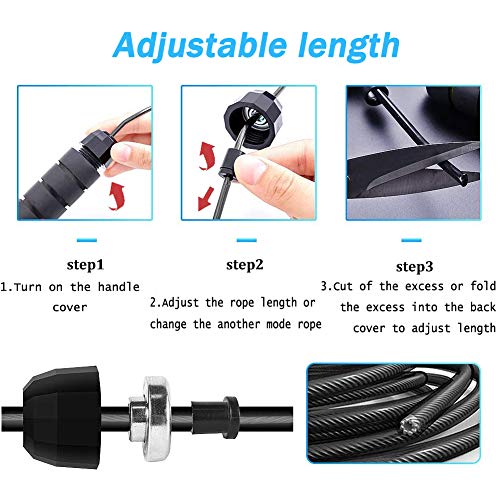 LEKEONE Ropeless Jump Rope,Switchable Dual Mode Ropeless Best Offer ...