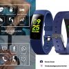 Waterproof Activity Tracker with Heart Rate Blood Pressure Calories