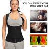 Qikorgxm Women Waist Trainer Neoprene Sauna Zipper