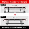 IRON AGE Pull Up Bar for Doorway - Angled Grip Home Gym Exercise Equipment