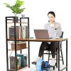 MaxKare Under Desk Elliptical Machine, Portable Stand Up/Seated Indoor