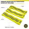 Premium Pilates Ring & Non-Slip Resistance/Booty Bands Set