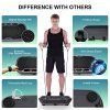 Dual Motor 3D Vibration Plate Exercise Machine with Bluetooth Speaker - Your Ultimate Home Fitness Partner for Weight Loss