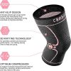 CAMBIVO 2 Pack Knee Brace, Knee Compression Sleeve Support