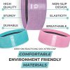 Exercise Resistance Bands for Legs and Butt - 3 Pack Beginner Level