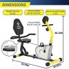 Pooboo Recumbent Exercise Bike Magnetic for Adults Seniors
