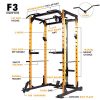Home Gym 1000LBS Power Rack with LAT Pull Down and 360° Landmine